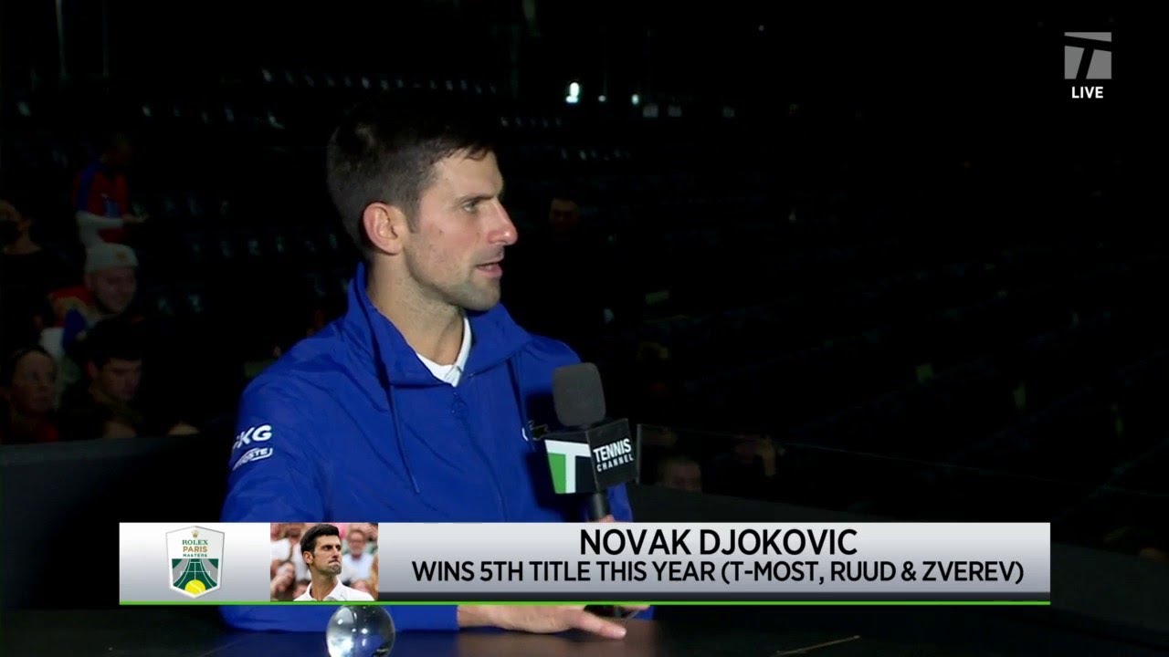 Novak Djokovic: 2021 Paris Final Win Interview