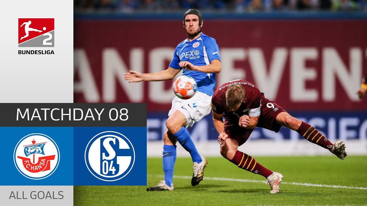 Terodde on fire! | Hansa Rostock - FC Schalke 0-2 | All Goals | Matchday 8 – Bundesliga 2 -21/22