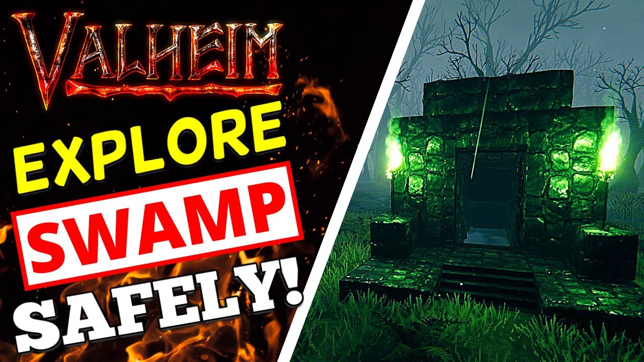 Valheim - How To Find + Explore Swamp Biome SAFELY!