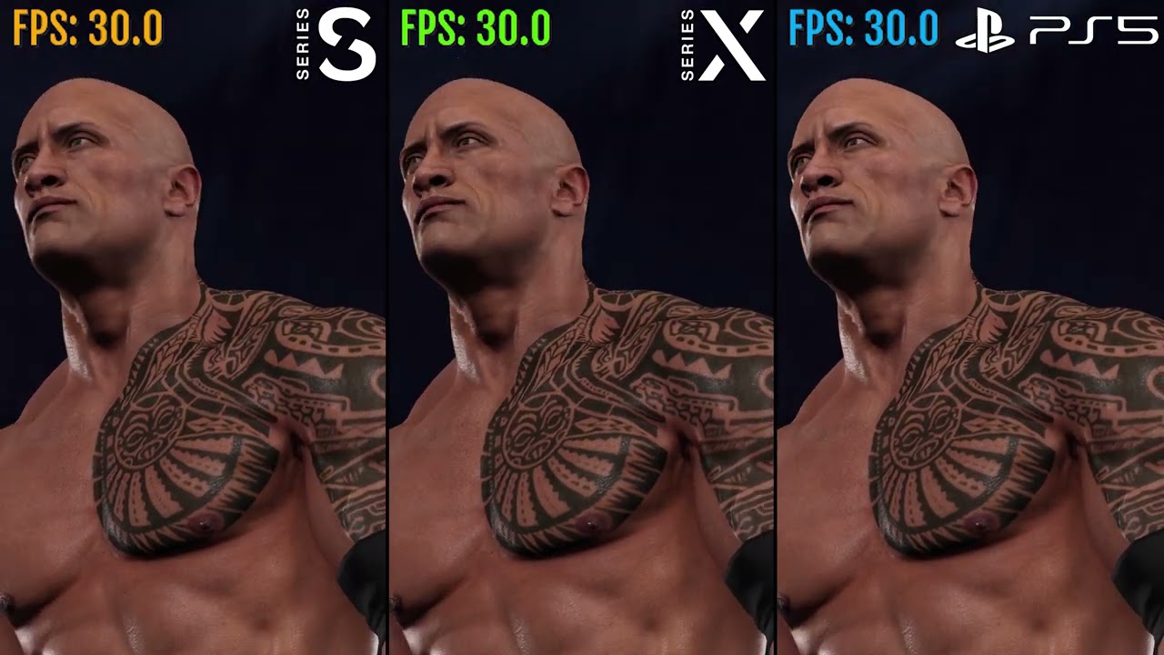 WWE 2K22: Graphics and frame rate Comparison between Xbox and PlayStation