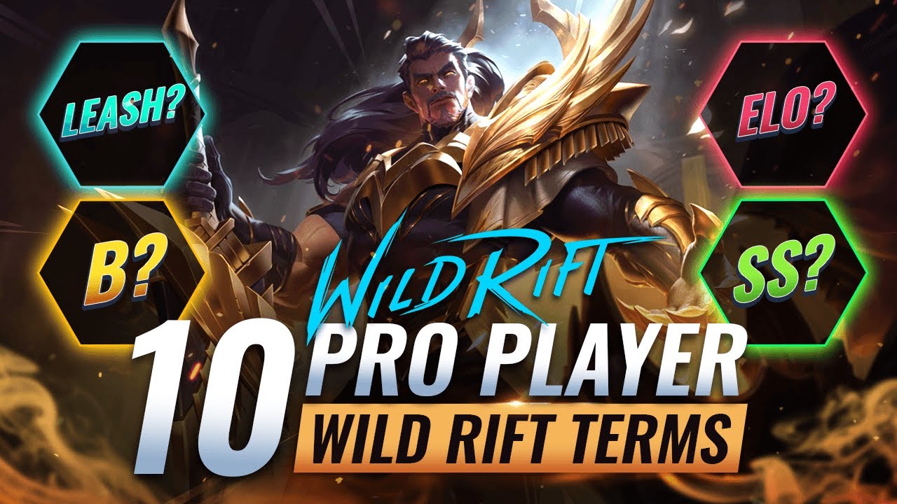 10 PRO Wild Rift Terms YOU Need to Know - Wild Rift (LoL Mobile)