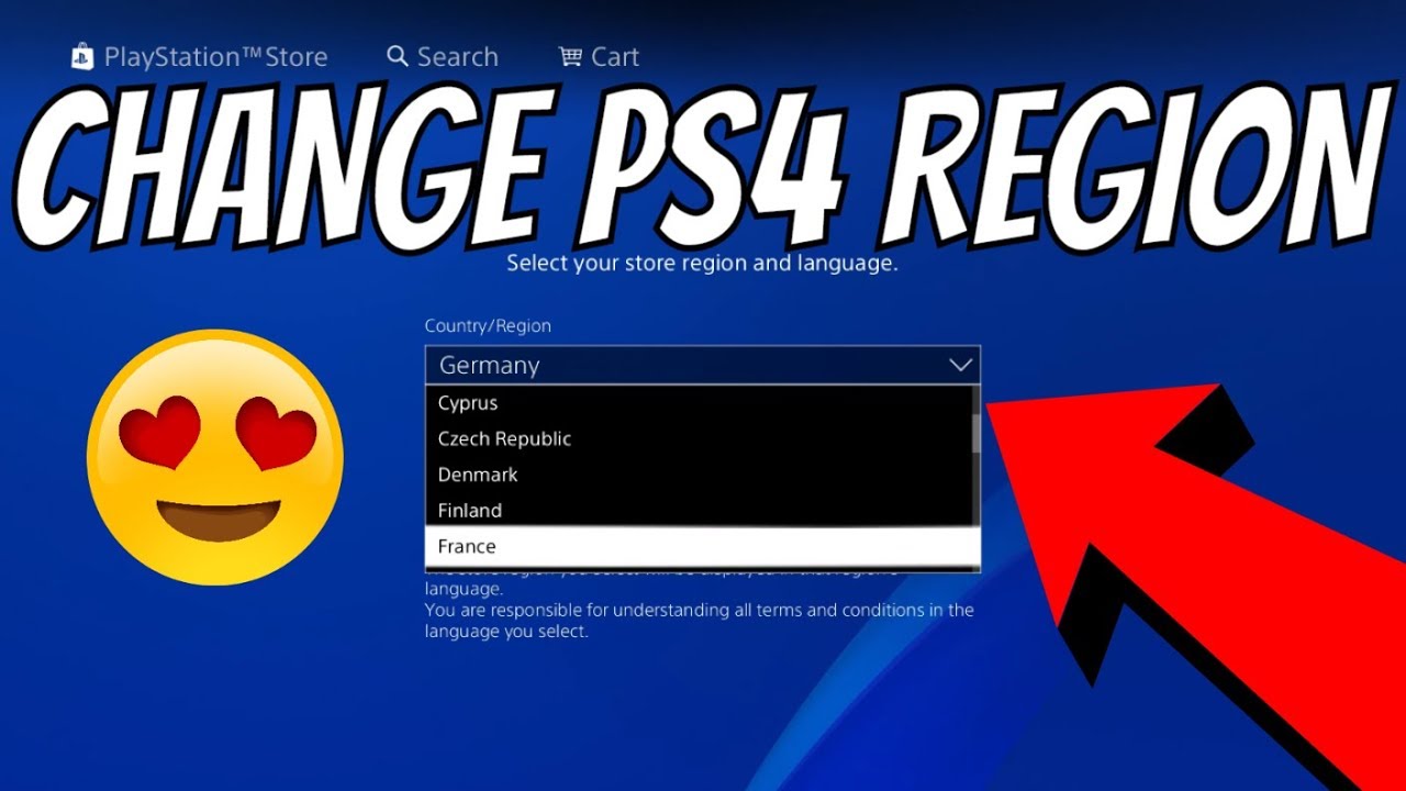 HOW TO Change PSN Country Region - Change PS4 PlayStation Store Language