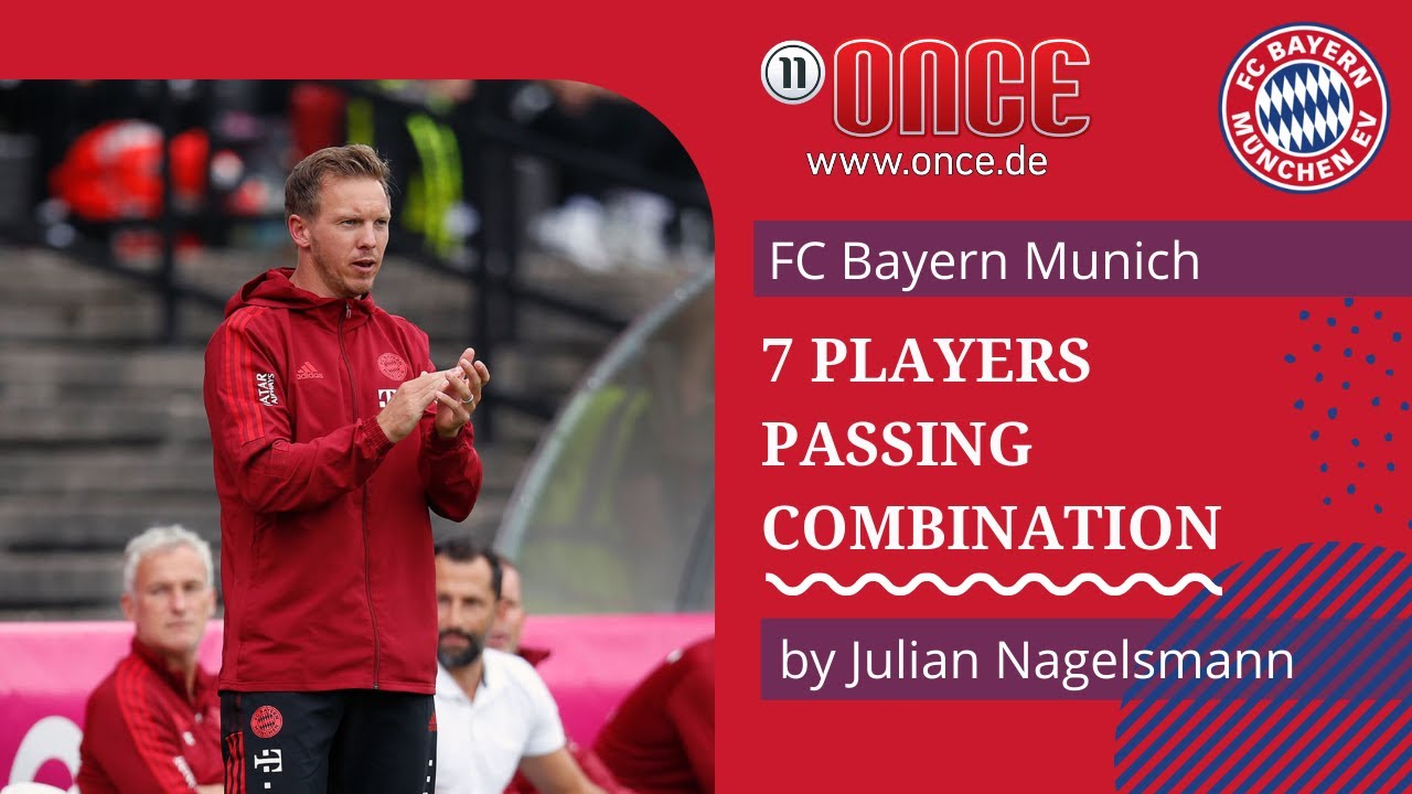 FC Bayern Munich - 7 players passing combination by Julian Nagelsmann