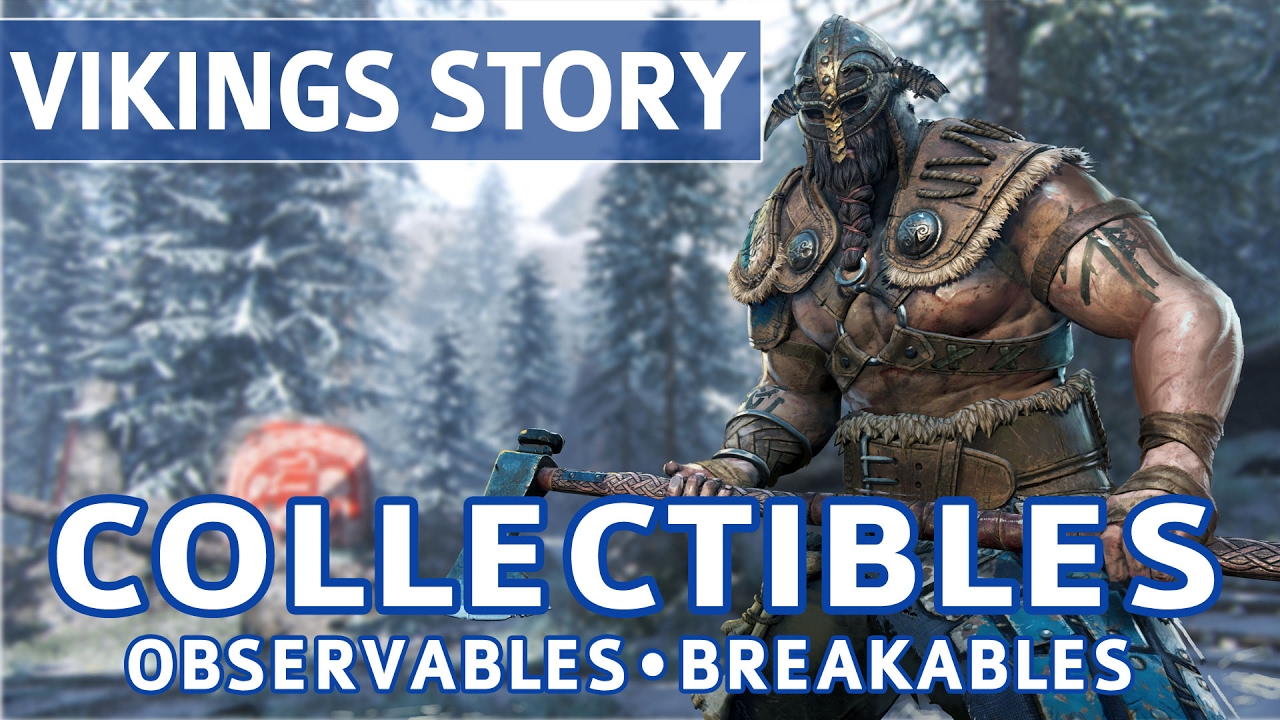 For Honor - All Collectible Locations (Observables & Breakables) - Vikings Campaign