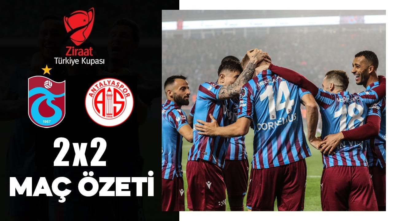 Trabzonspor 2-2 Antalyaspor MAÇ ÖZETİ - Spor Toto Süper Lig - 2021/2022