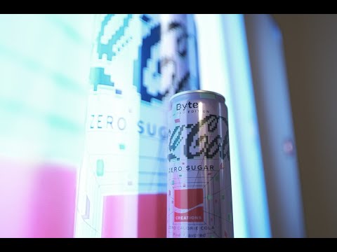 Coca pixel flavor soda