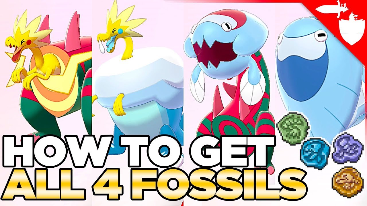 How to Get All Fossil Pokemon - Dracozolt, Arctozolt, Dracovish & Arctovish Pokemon Sword and Shield