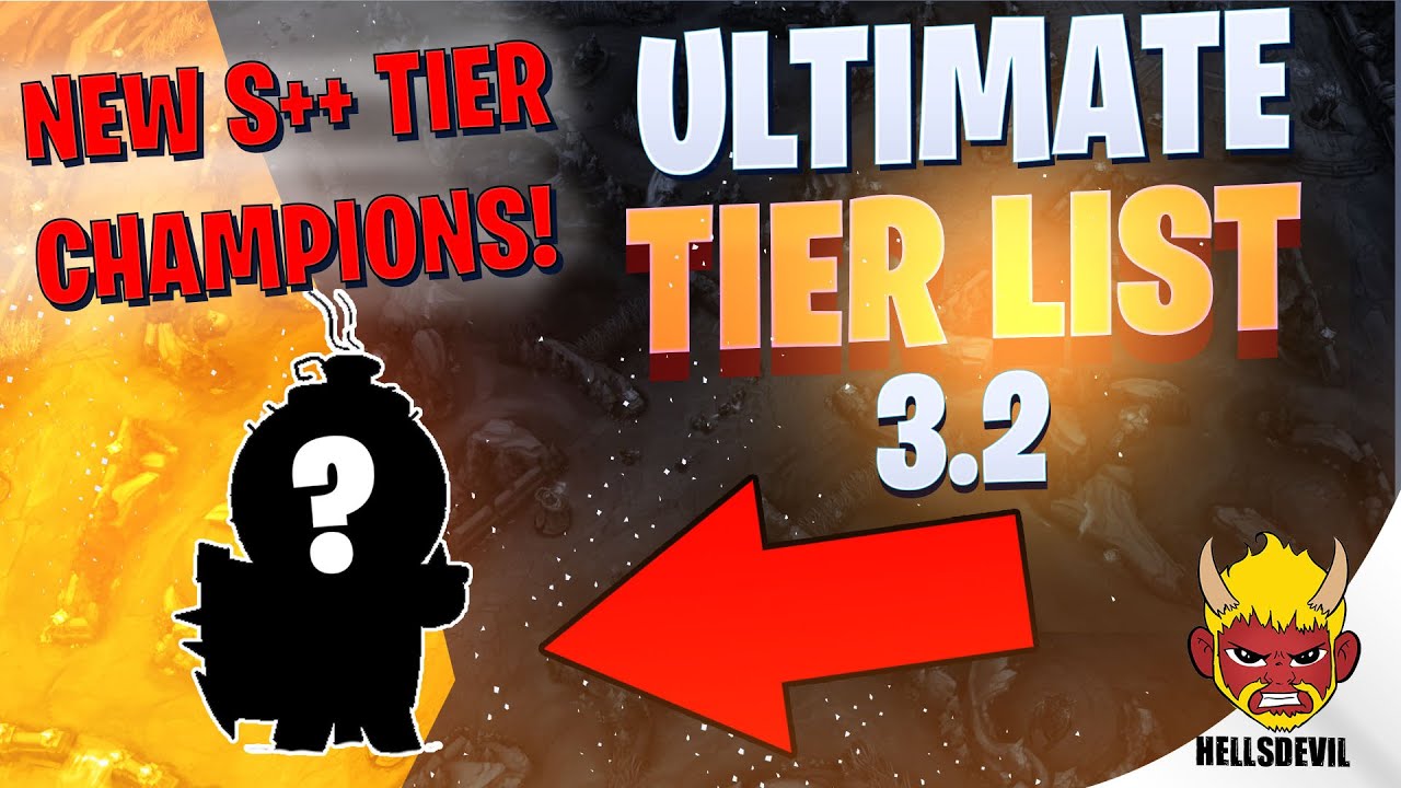 WILD RIFT ULTIMATE TIER LIST (Patch 3.2) | NEW S++ TIER CHAMPIONS!