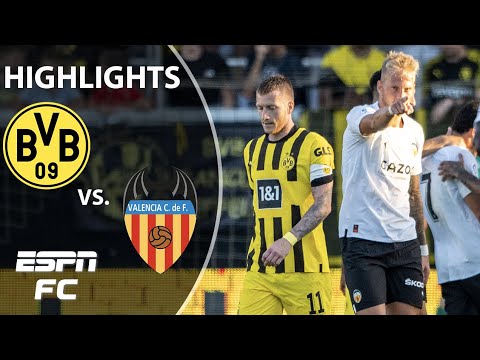 Borussia Dortmund loses versus FC Valencia without Haller